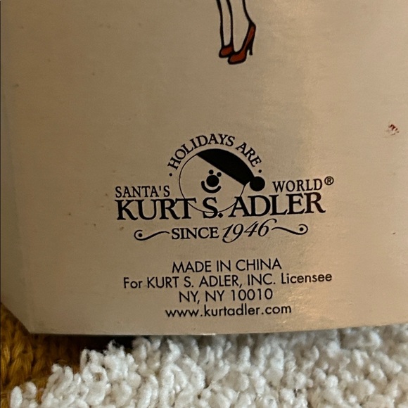 2002 Kurt Adler Betty Boop Statue of Liberty Glass Glass...